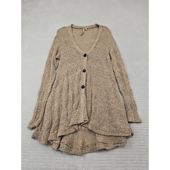 Comfy USA Tan Button-Up Cardigan - Picture 3 of 8